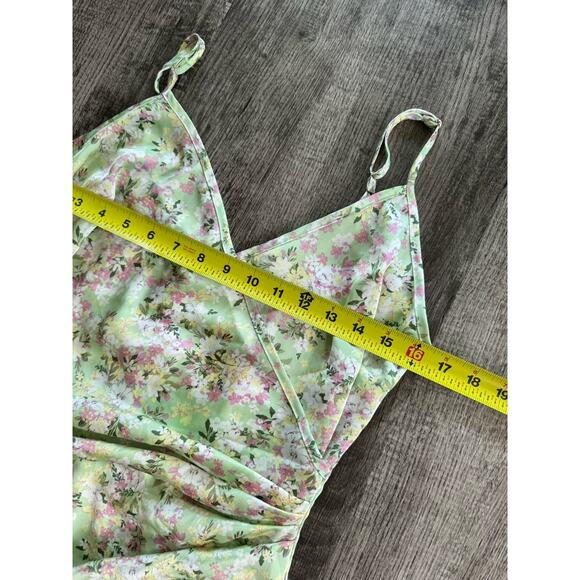 BCBGeneration Women's Strappy Y2K Midi Wrap Dress Whimsical Fairy Feminine Small - Picture 4 of 13